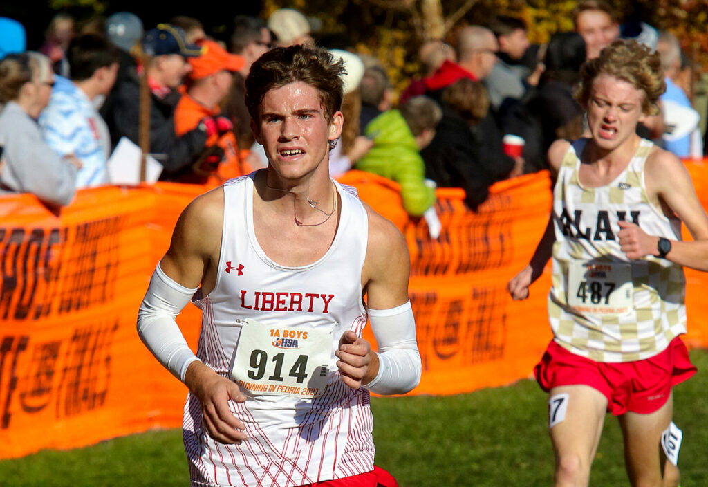 Liberty's Cannen Wolf Competes At State Cross Country Meet