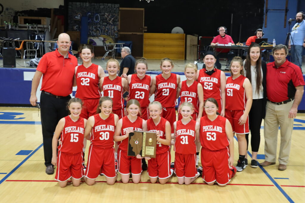 2021 Lady Braves Sectional Champs