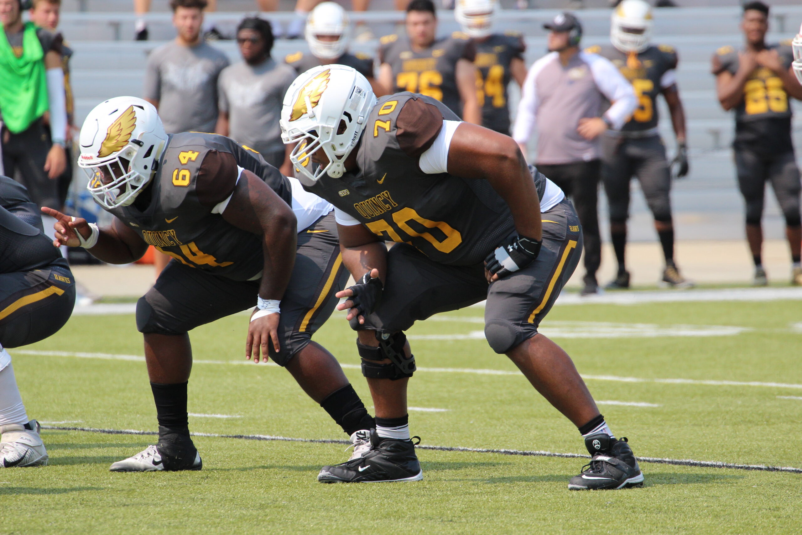 Quincy University Hawks Offensive Tackle BJ Wilson Set To Be Examined Next  Week By Carolina Panthers Medical Personnel