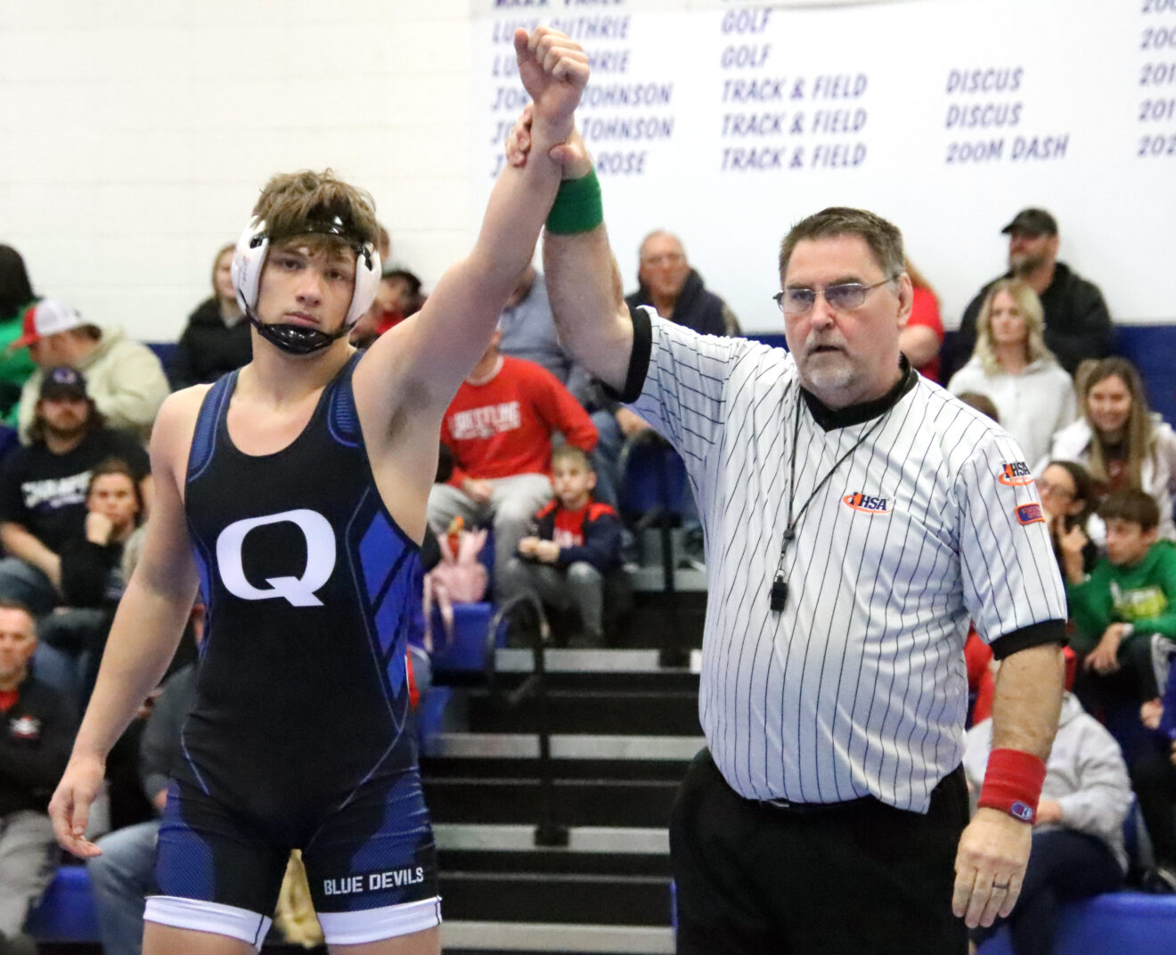 Photo gallery: QHS, Hannibal wrestlers battle in front of large crowd ...